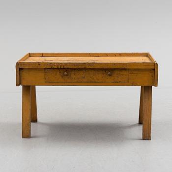 a cobblers table from the 19th century.