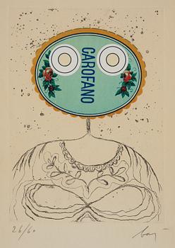 Enrico Baj, "Garofano".