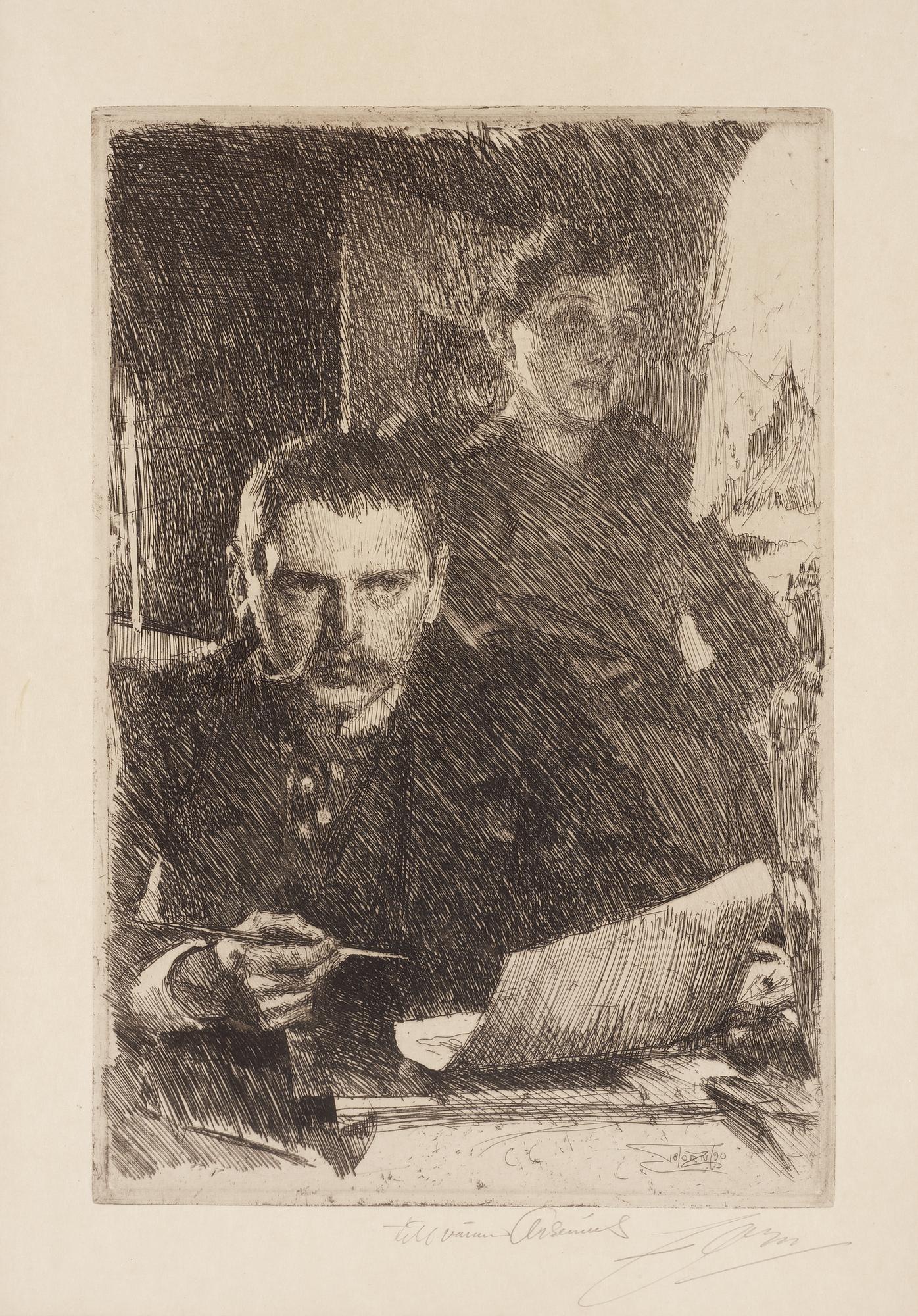 Anders Zorn, "Zorn and his wife".