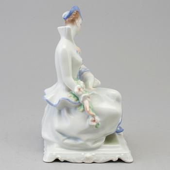 A 20th century Hungarian Herend porcelain figurine.