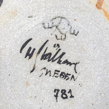 CARL-HARRY STÅLHANE, a unique stoneware sculpture, Rörstrand, Sweden 1960/70's.