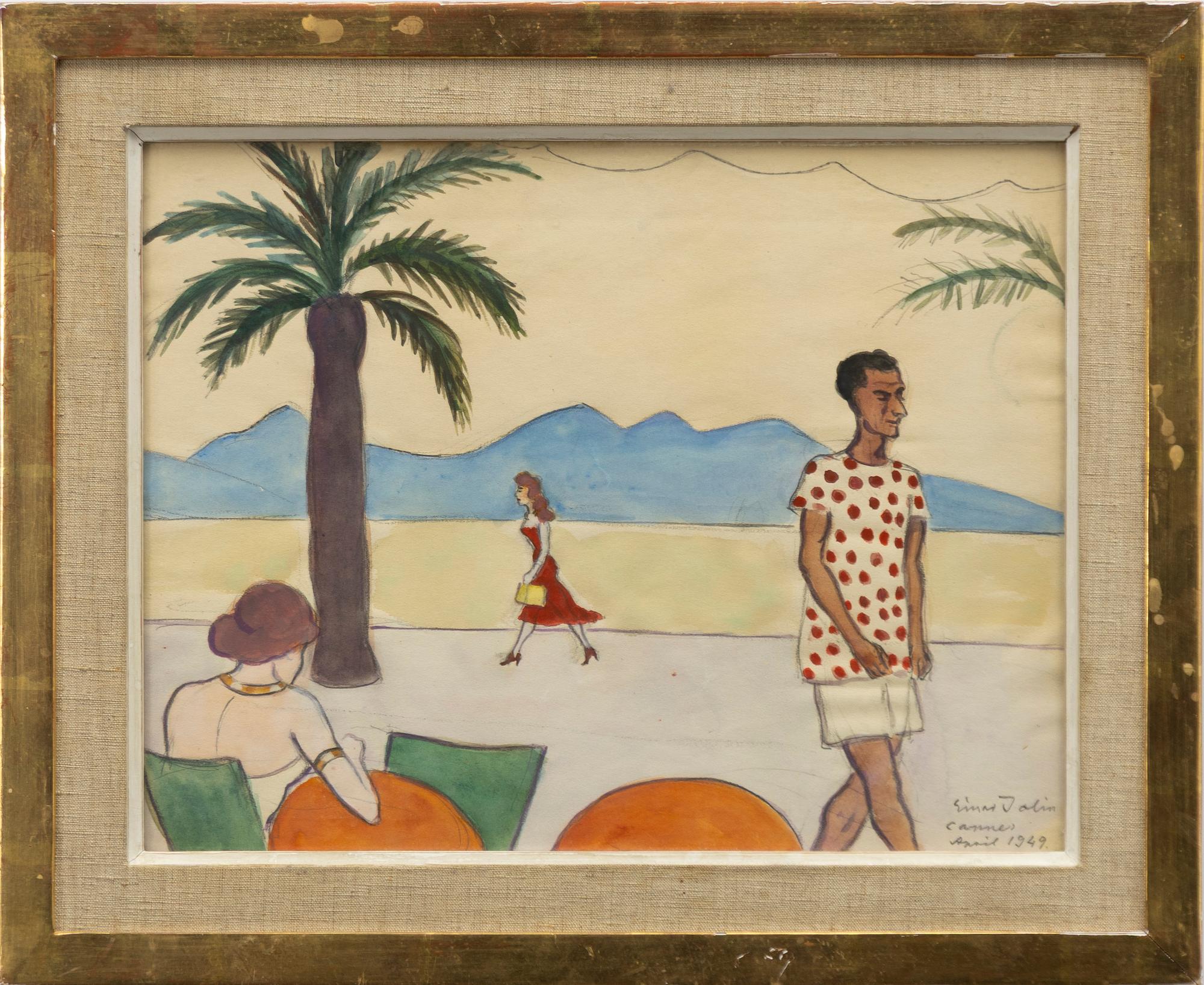 Einar Jolin, By the promenade.