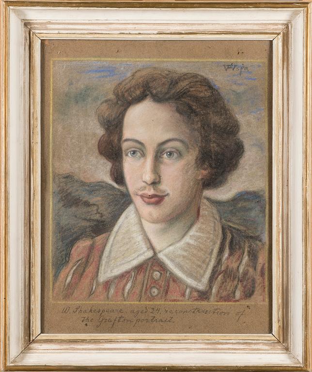 SIGURD WETTENHOVI-ASPA, pastelli, signeerattu.