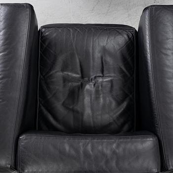Le Corbusier (Charles-Édouard Jeanneret), Pierre Jeanneret, Charlotte Perriand & Le Corbusier, a pair of 'LC2' armchairs, Cassina.
