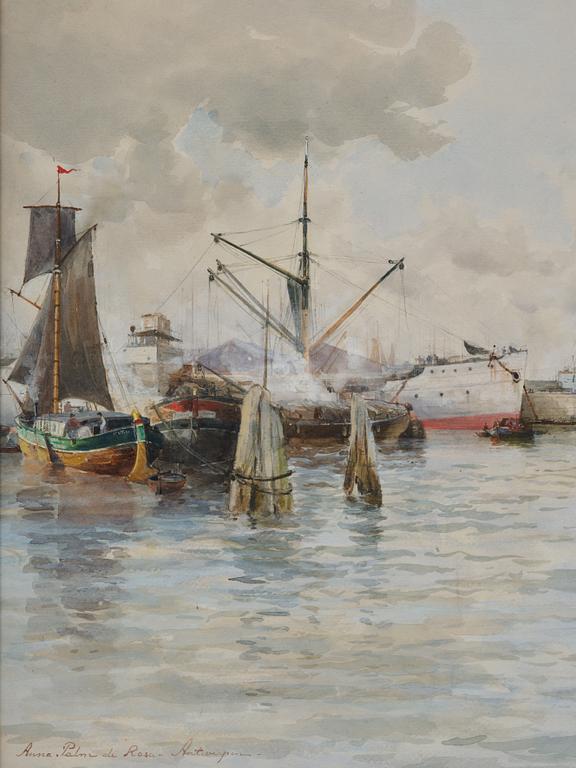 Anna Palm de Rosa, Port of Antwerp.