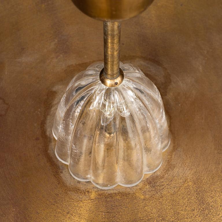 Carl Fagerlund, A Swedish Orrefors glass chandalier, mid 20th century.