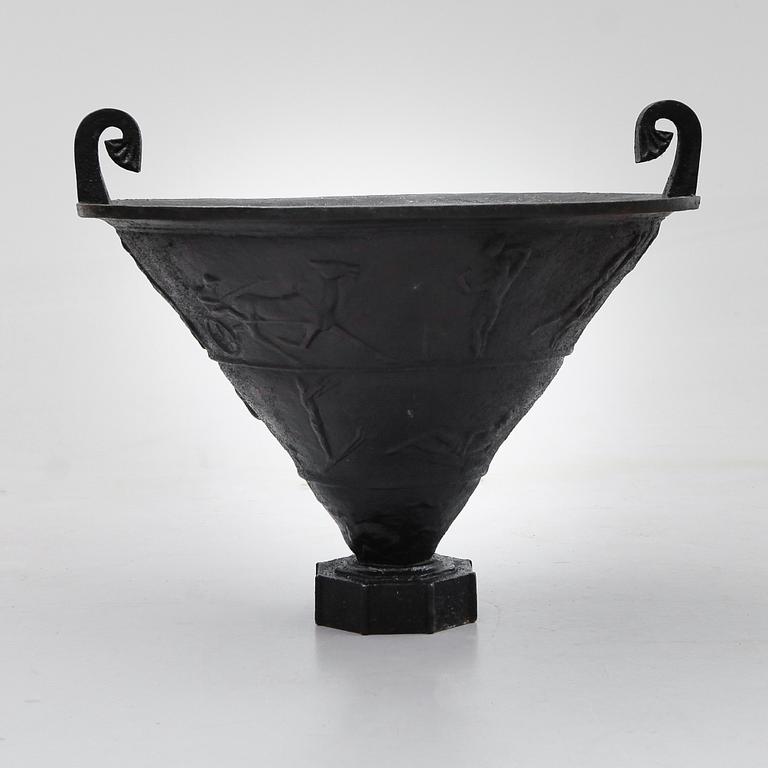 A Rolf Bolin cast iron jardinière, Näfveqvarn, Sweden.