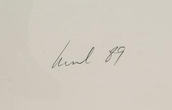 RAUL MEEL, färgserigrafi, signerad -89 och numrerad 10/50.