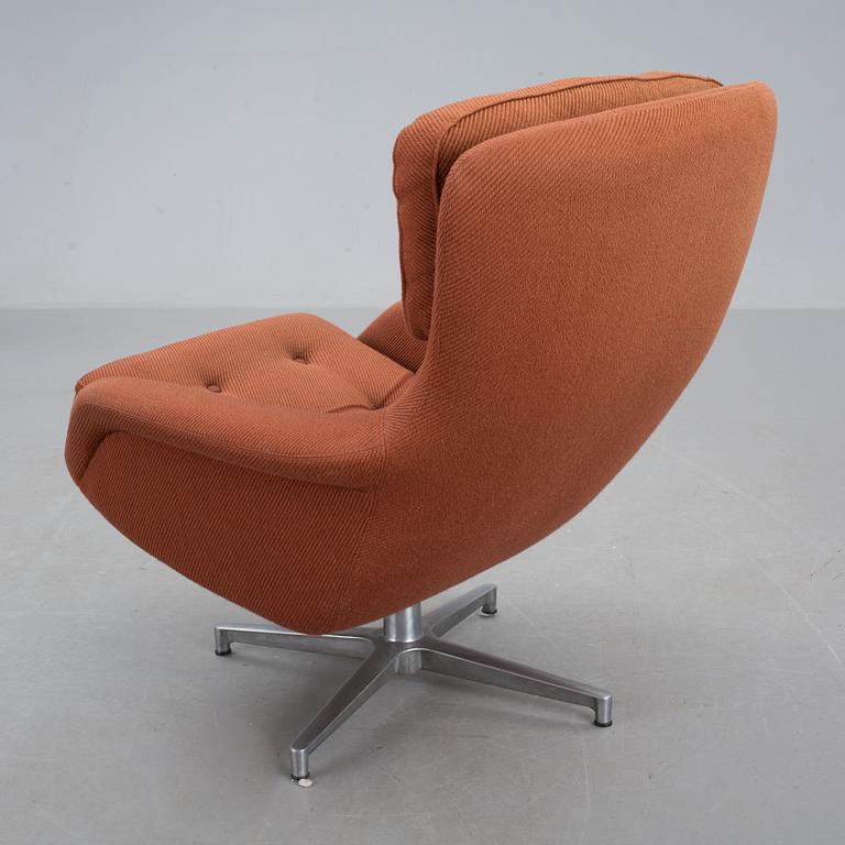 FÅTÖLJ, "Form 7 ", Alf Svensson, Dux, 1970-tal.