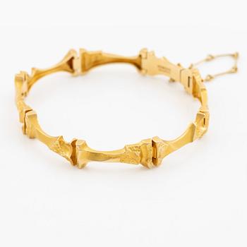 Björn Weckström, bracelet, 18K gold, for Lapponia, Finland 1994.