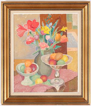 ELLIS WALLIN. Olja på duk. Sign Ellis Wallin o dat -68.