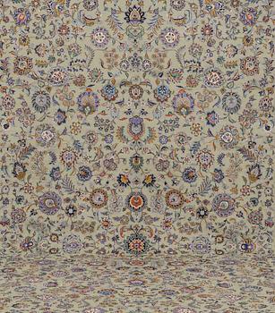 A CARPET, Kashan, around 550 x 360 cm.