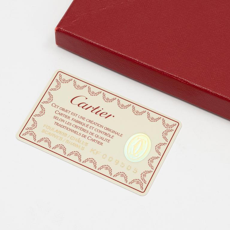 Cartier, a silk scarf.