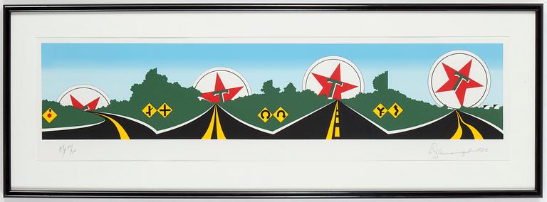 ALLAN D´ARCANGELO, Seriegrafi, signerad och numrerad AP 23/50.