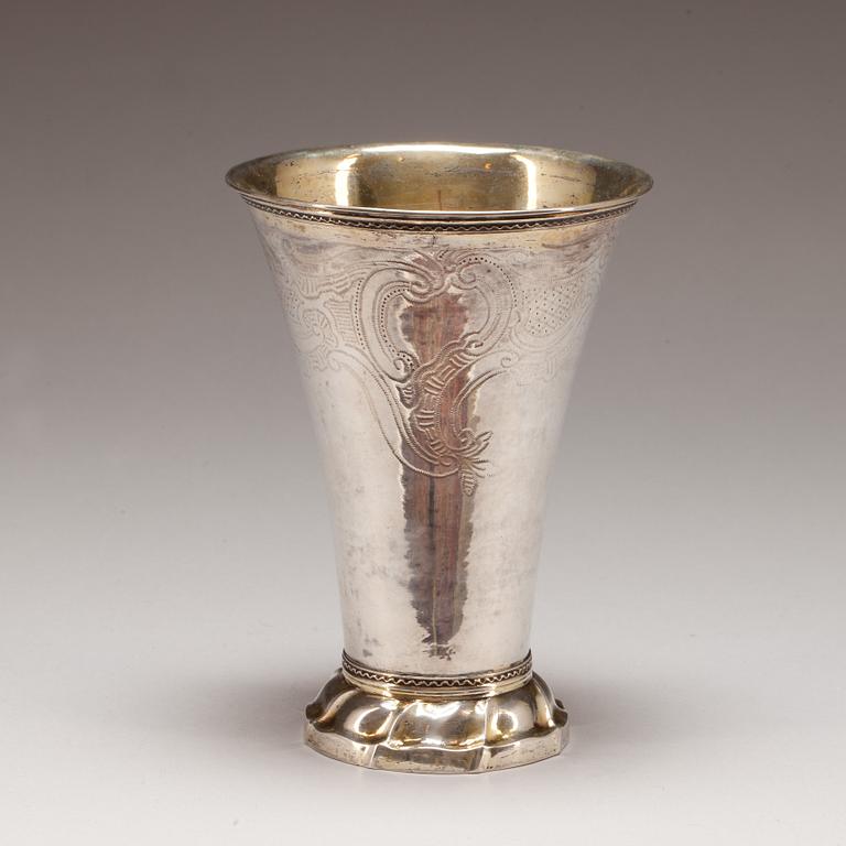 POKALVAS, silver. Mikael Nyberg 1786. Stockholm.