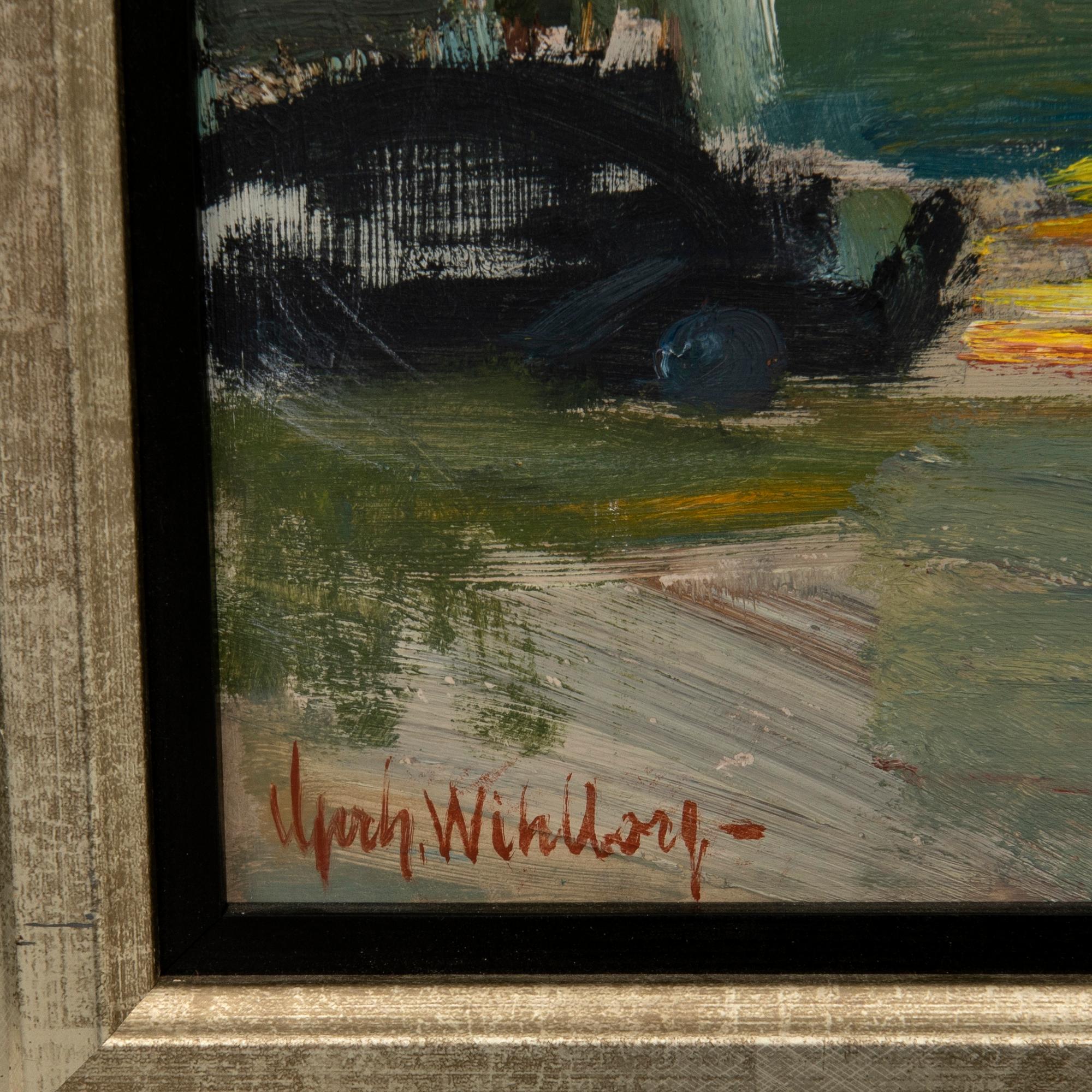 Gerhard Wihlborg, "Vinternatt Ystad".