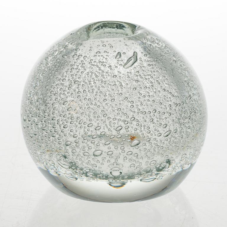 TAPIO WIRKKALA, VAS / KONSTGLAS, signerad Tapio Wirkkala Iittala. 1940-tal.