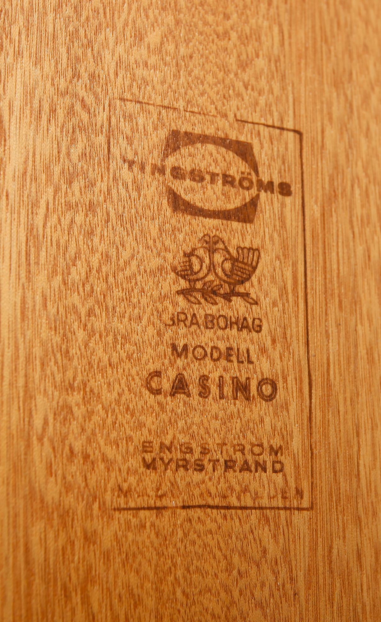 BORD, 2 st, "Casino", Bra Bohag, 1900-talets andra hälft.