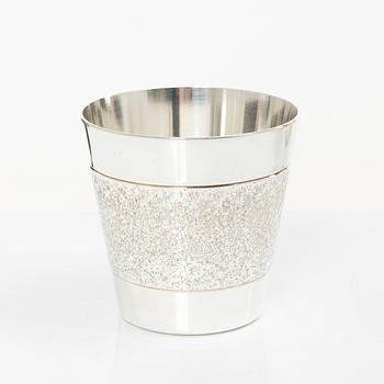 A set of twelve Swedish sterling silver cups, mark of Alton Guldvaru Ab, Falköping 1981.