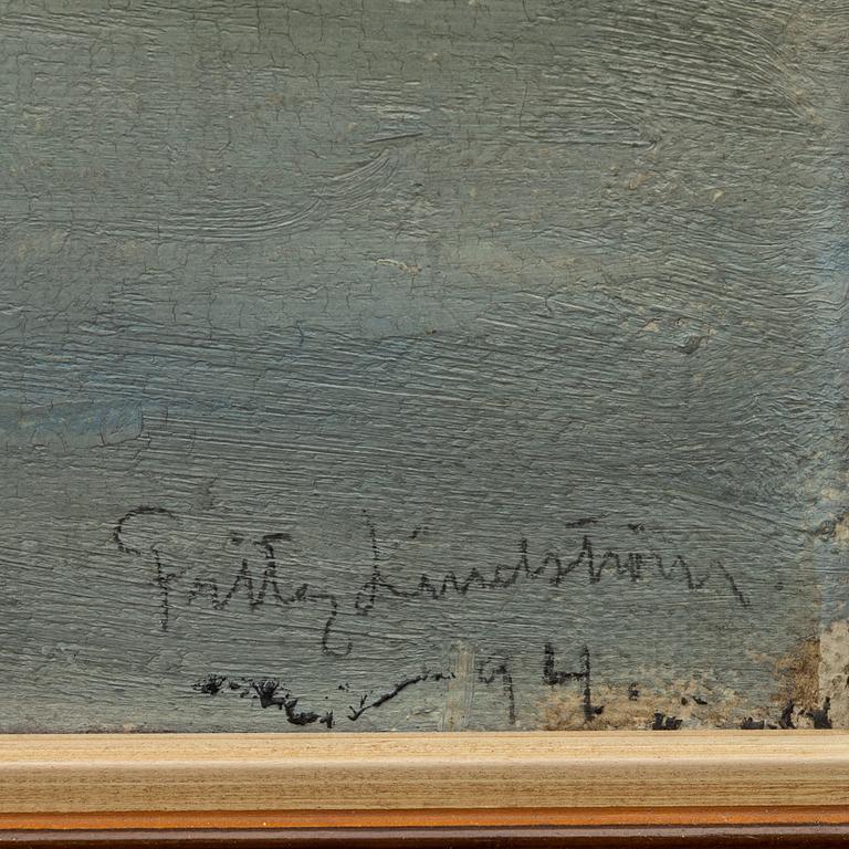 Fritz Lindström, Riddarfjärden.
