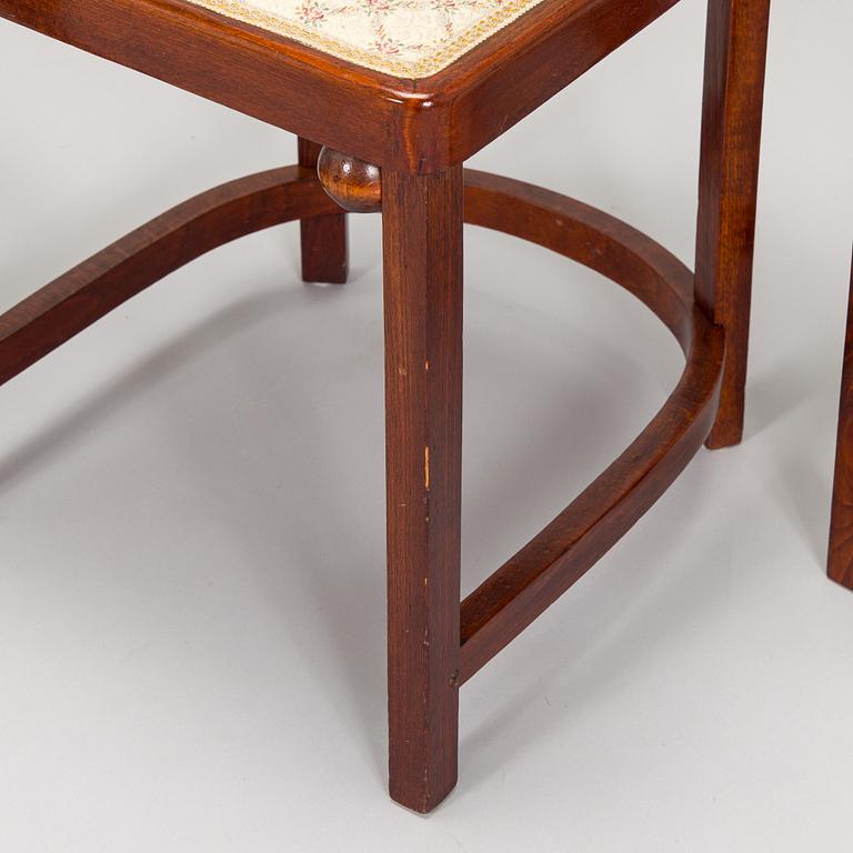 Josef Hoffmann, Kalusto, 8 osaa, Jacob & Josef Kohn, Wien, Itävalta. Noin 1910.