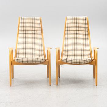 Yngve Ekström, fåtöljer, ett par, "Lamino", Swedese.