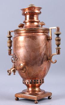 SAMOVAR, koppar, troligen Ryssland.