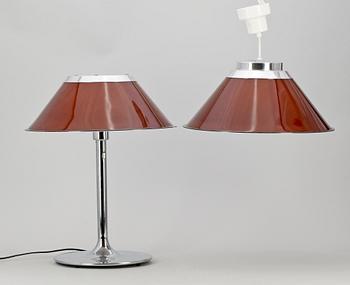 LAMPOR, 2 st, Modell Mars, design Per Sundstedt, Atelje Lyktan, 1900-talets slut.