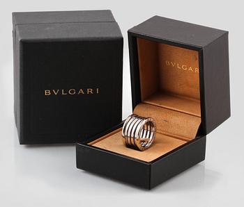RING, 18K vitguld, Bulgari, 'B.Zero1'.
