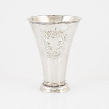 JP Kraak, bägare, silver, Falkenberg 1776.