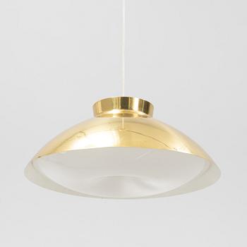 Lisa Johansson-Pape, a brass ceiling light from Stockmann Orno, Finland.