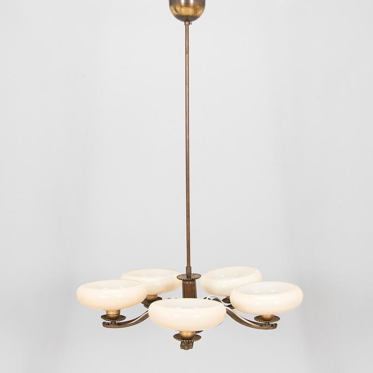 Paavo Tynell, a 1930's '1260/5 chandelier for Taito.