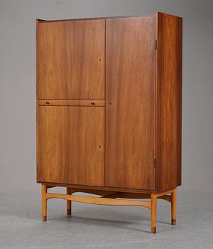 A Finn Juhl palisander and beech cabinet, Bovirke, Denmark 1950's.