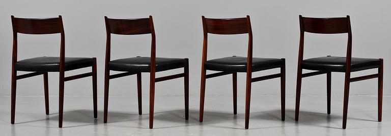 MATGRUPP, 9 delar, Arne Vodder, Sibast Furniture, 1950/60-tal.
