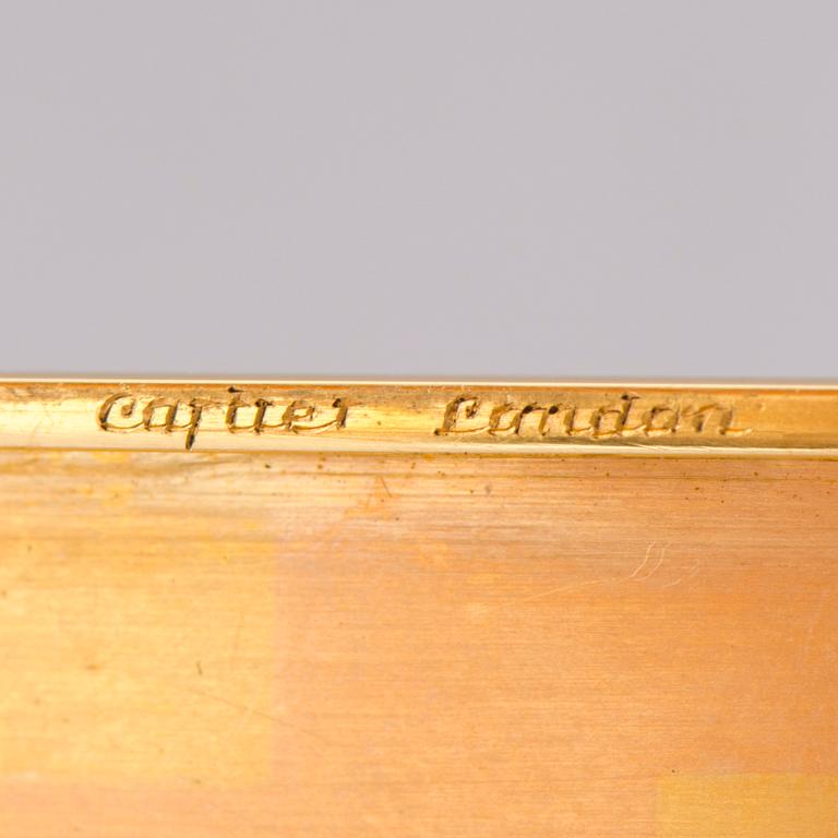 Cartier, RASIA, 18K puna- ja keltakultaa. Cartier Lontoo 1936.