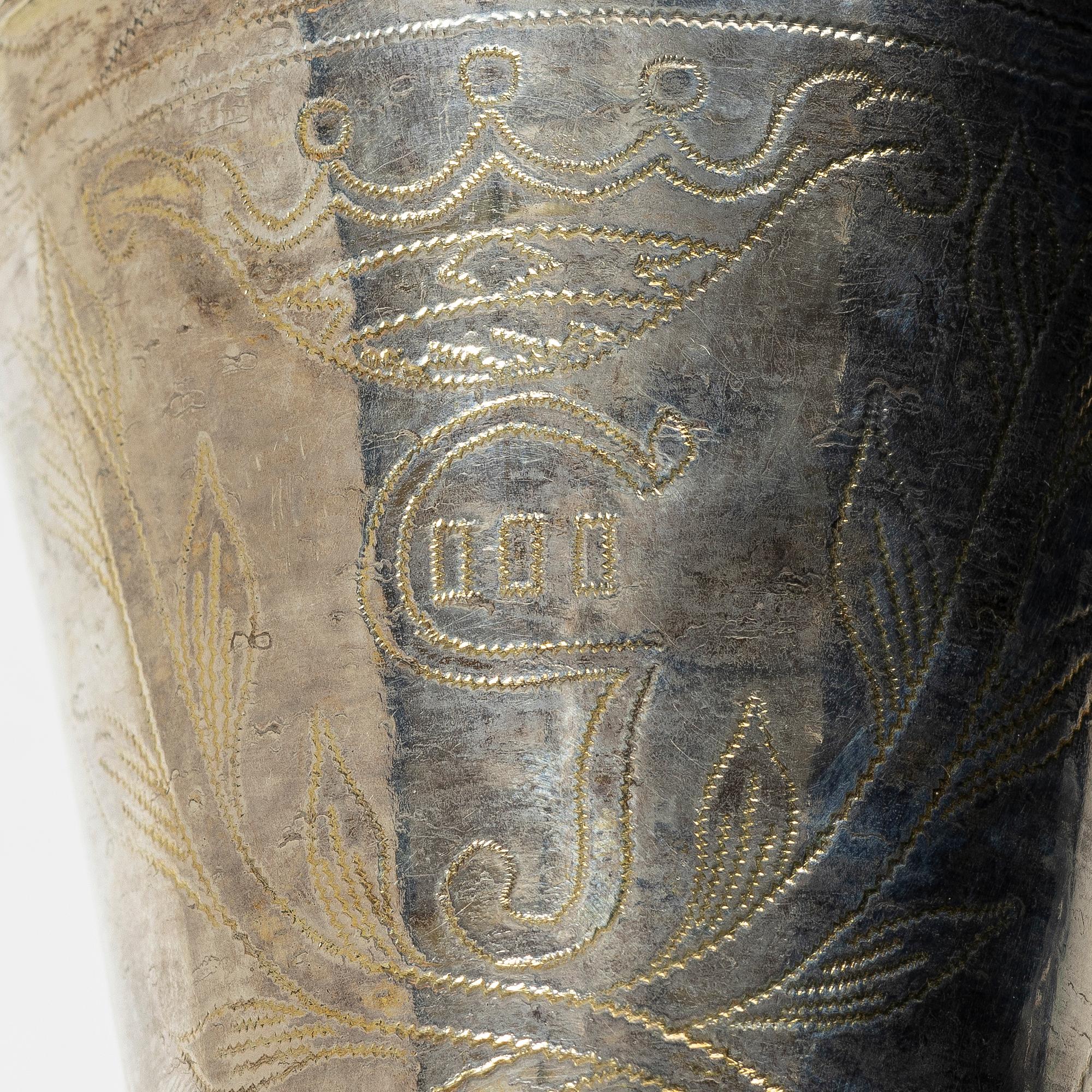 Bägare, silver, Samuel Lyberg, Borås, verksam 1778-1834.