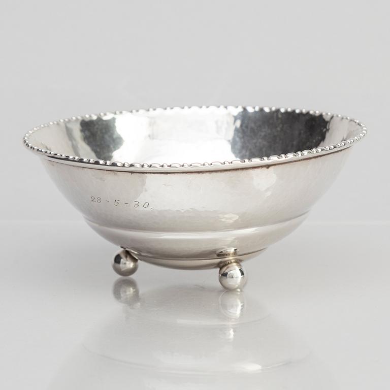 A Danish Silver Bowl, mark of Laurits Berth, Copenhagen 1929.