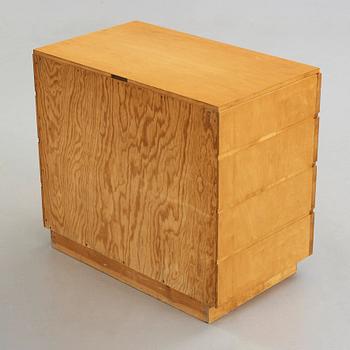 Axel Einar Hjorth, a modernist birch chest of drawers, 'Typenko', Nordiska Kompaniet, Sweden 1930's.