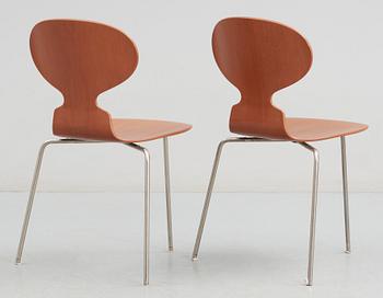 STOLAR, 2 st, "Myran", Fritz Hansen, Danmark, 1900-talets mitt.