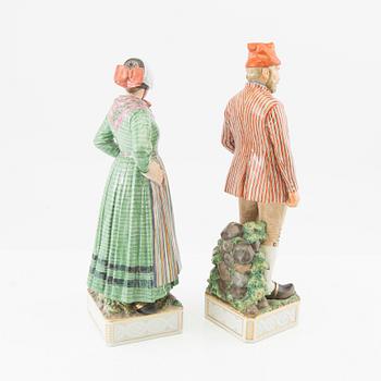 Carl Martin-Hansen, figurines, set of 2, Royal Copenhagen, porcelain.