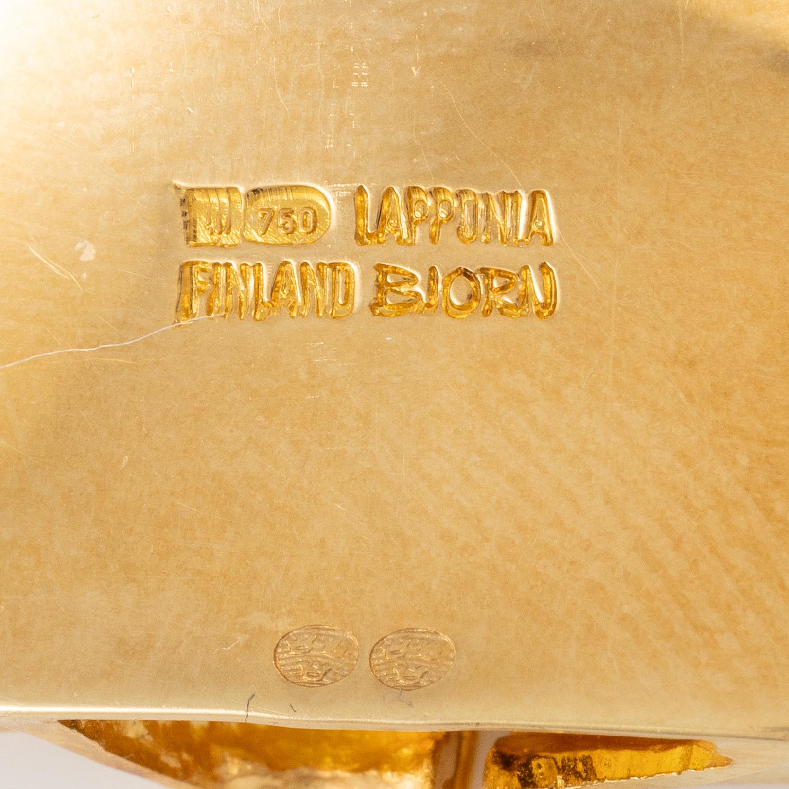 Björn Weckström bracelet 18K gold "Bear Tooth", for Lapponia.