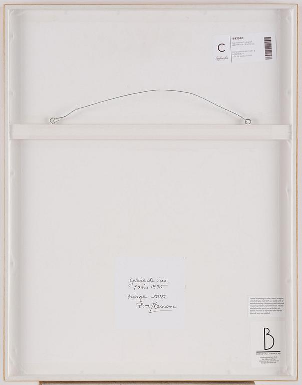 Eva Klasson, "Prise de vue, Paris", 1975.