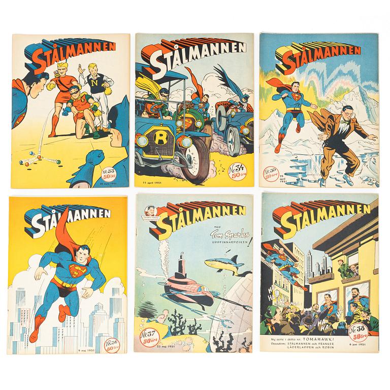 Comic books, 24, “Stålmannen”, 1951.