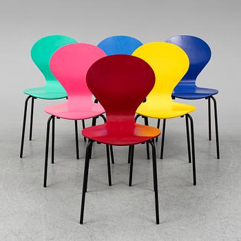 Six 'Rondo' chairs by Erik Ole Jorgensen.