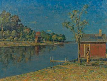 Väinö Kamppuri, Rannalla.