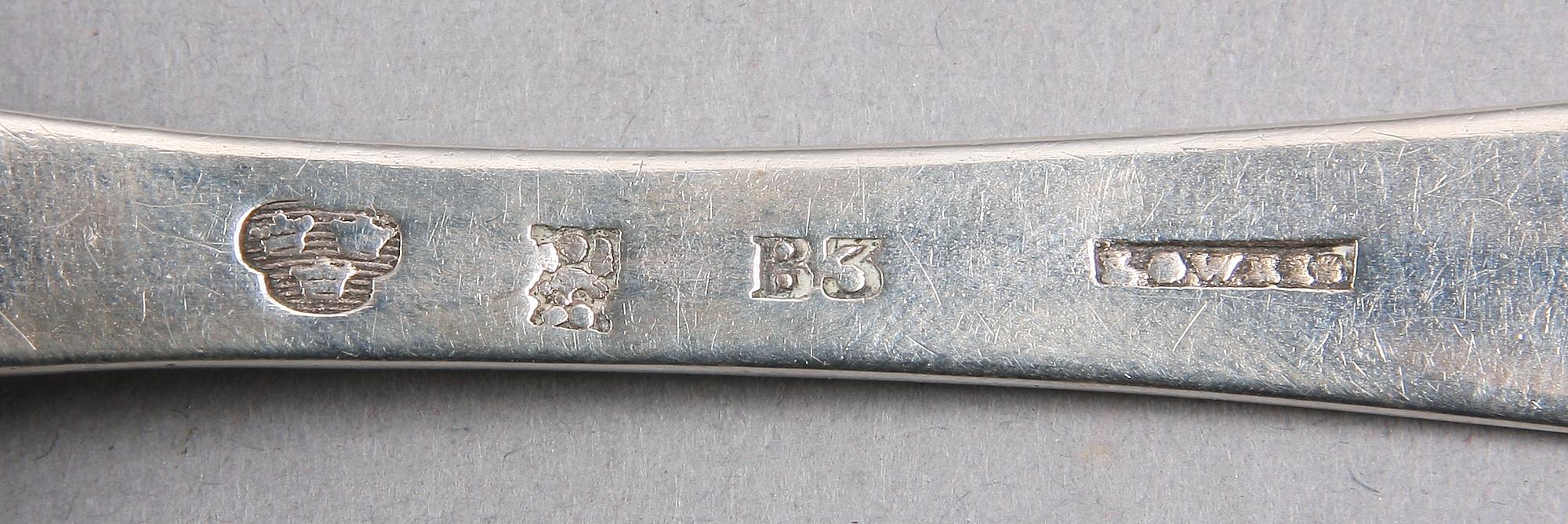 SKEDAR, 2 st, silver, 1808 samt 1818, Norrköping samt Eskilstuna, 85 g.