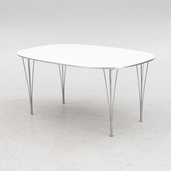 Bruno Mathsson & Piet Hein, a "Superellips" dining table, Fritz Hansen, Denmark.