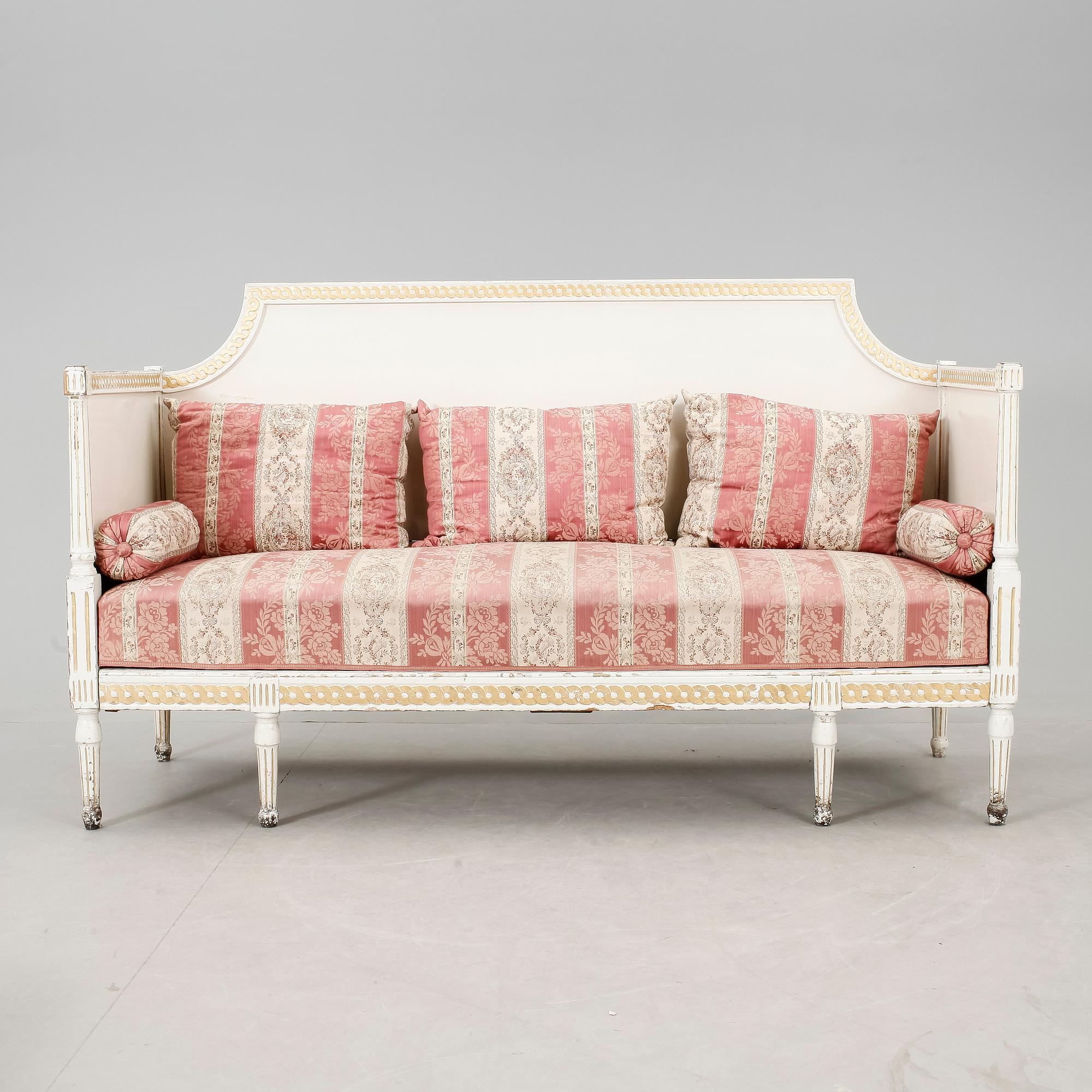 SOFFA, sengustaviansk, omkring 1800.