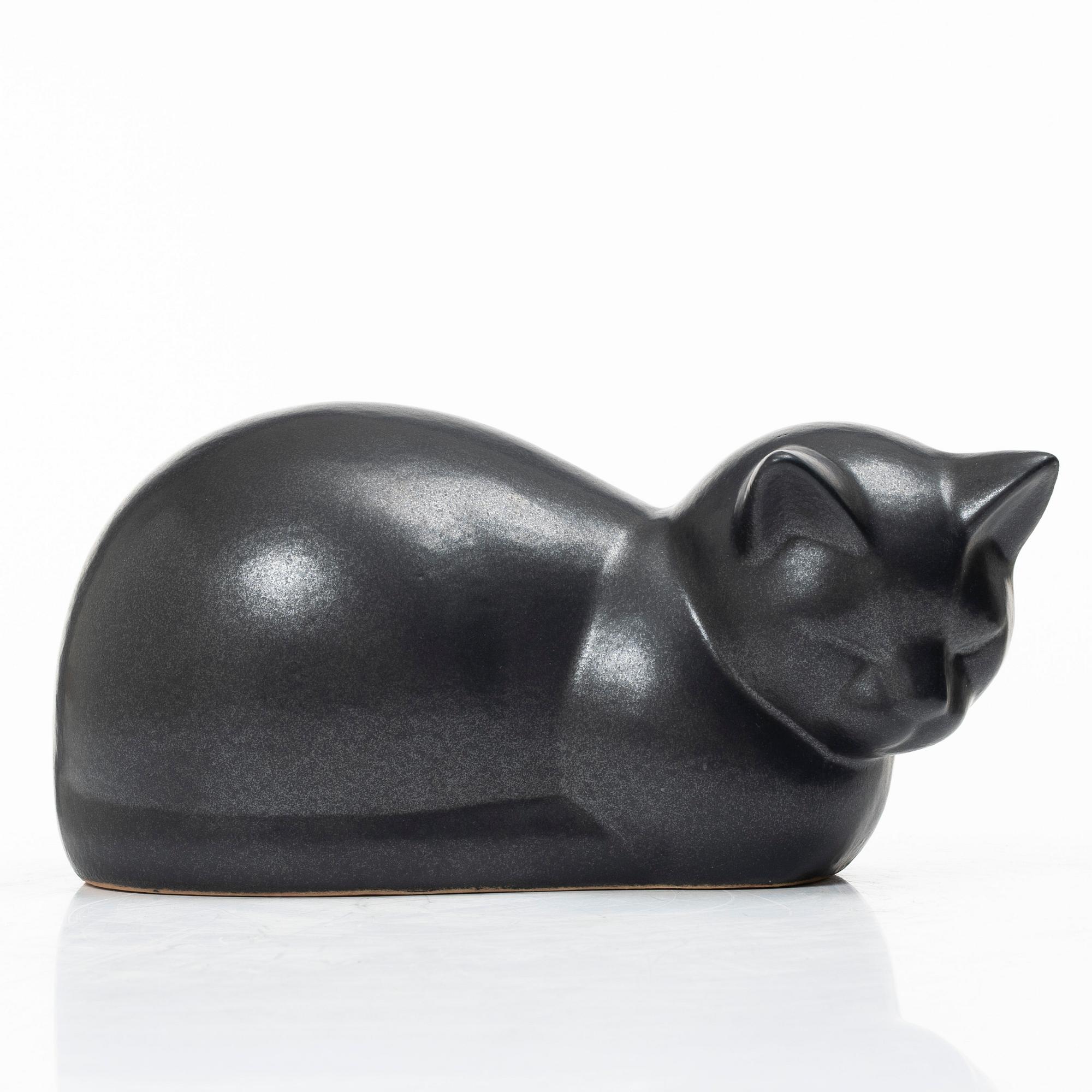 Lisa Larson, a 'Moses' cat figurine, K-Studion, Gustavsberg, Sweden.