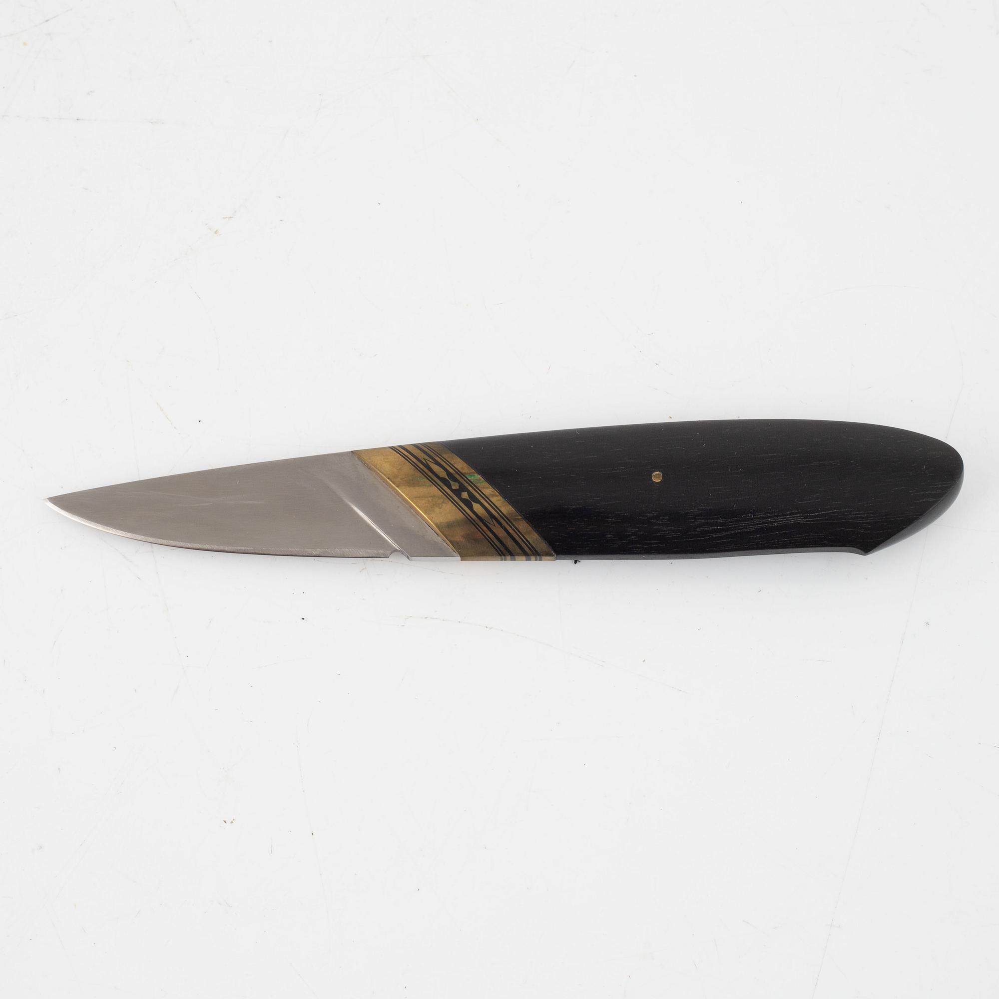 Gunnar Momcilovic, knife, signed.